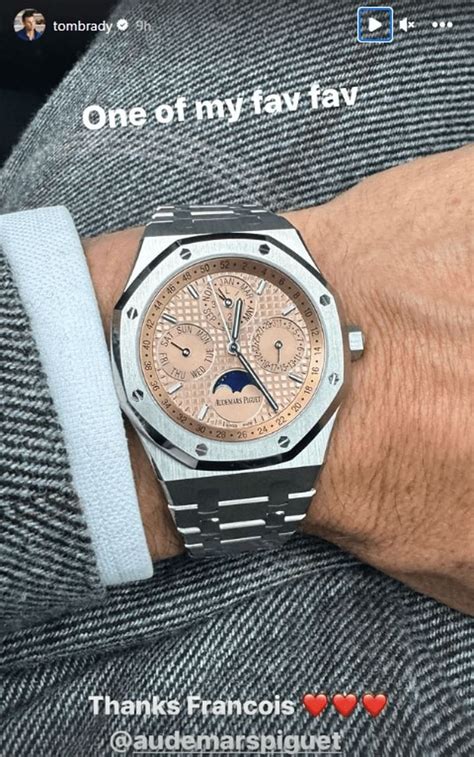 Tom Brady's Piece Uniqué Audemars Piguet Royal Oak .